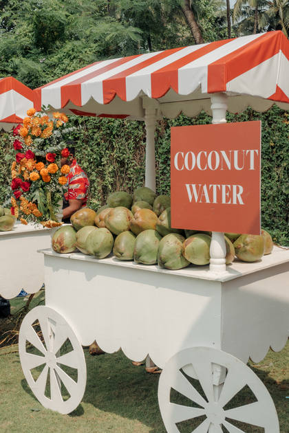 Bar and Signage — Carnival decor — W GOA